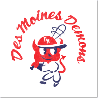 Defunct Des Moines Demons Baseball Team Posters and Art